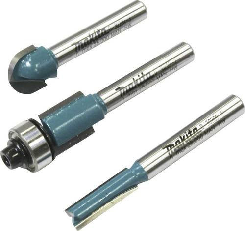 Makita Fräser-Set D-30209, 3-teilig mit 12mm Schaftdurchmesser - Bild 1