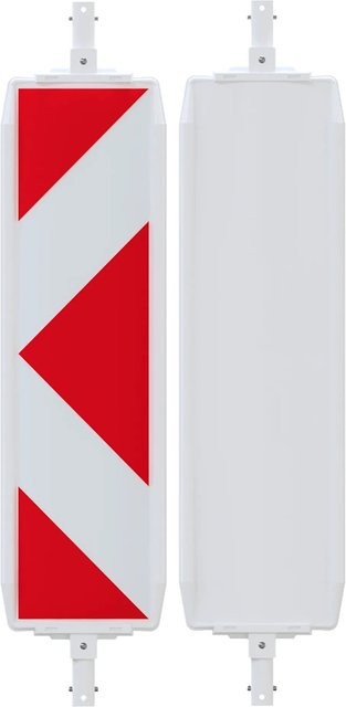 Schake Bast-Bake Nox RA2/B Einseitig Rechts- und Linksweisender Beacon in Weiß und Rot aus Kunststoff - Bild 1