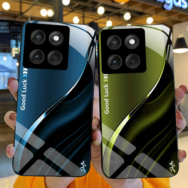 Hartglas-Schutzhülle für Motorola Moto Edge 60 Neo und Moto Edge 60 Pro Fusion mit Schmetterlingsmuster in Multicolour - Bild 1