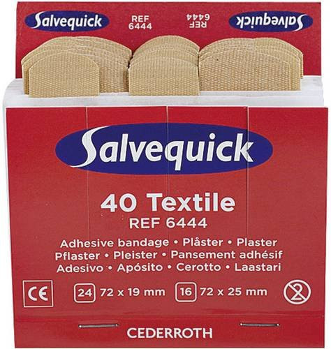 Cederroth Pflaster-Nachfüllset Salvequick elastisch in Beige, 40 Stück - Bild 2