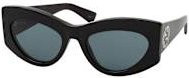 Gucci GG 1843S Sonnenbrille Cat Eye, Kunststoff, schwarz, grau, Damen - Bild 1