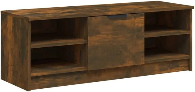 vidaXL TV-Schrank aus Holzwerkstoff in Räuchereiche, Braun, B: 102 cm, T: 35,5 cm, H: 36,5 cm - Bild 1