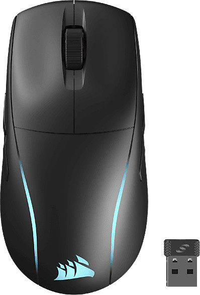 Corsair M75 Wireless Gaming-Maus in Schwarz mit Bluetooth und Wi-Fi - Bild 1