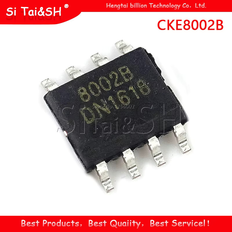 Si Tai&SH 20er Set Original 8002 8002B CKE8002B SOP-8 in Schwarz - Bild 2