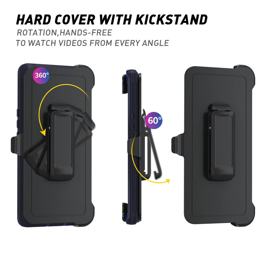 OTT Armor Box 3-in-1 Schutzhülle für Honor Magic Serie mit Gürtelclip in Blau - Bild 4