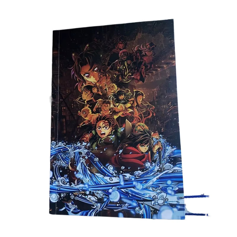 Demon Slayer Anime Notizbuch von Bandai mit vollfarbigen Innenseiten, Softcover, A5, liniertes Papier, Multicolor - Bild 4