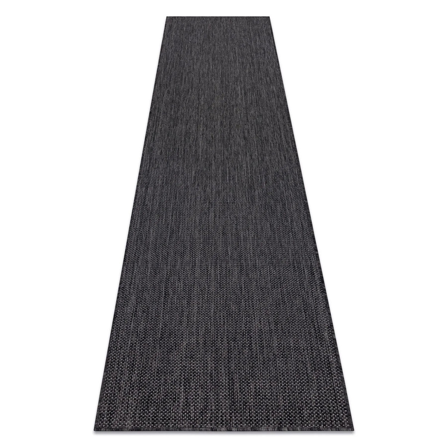 RugsX Teppich Sion VG21494 Schwarz, Sisal-Optik, Flachgewebe, Breite: 60 cm, Länge: 250 cm - Bild 2