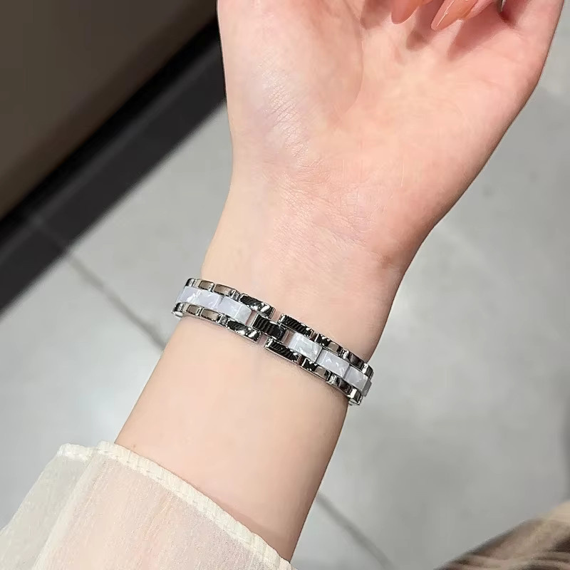 JBAILI Uhrenarmband Kunststoff, Silber, Damen - Bild 4