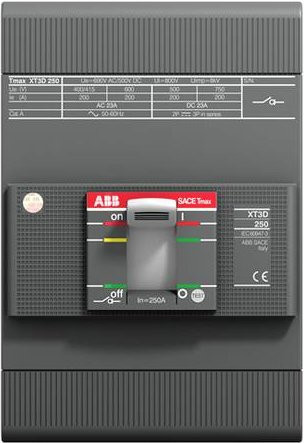 ABB XT3D 250 3P F Leistungsschalter in Grau - Bild 1