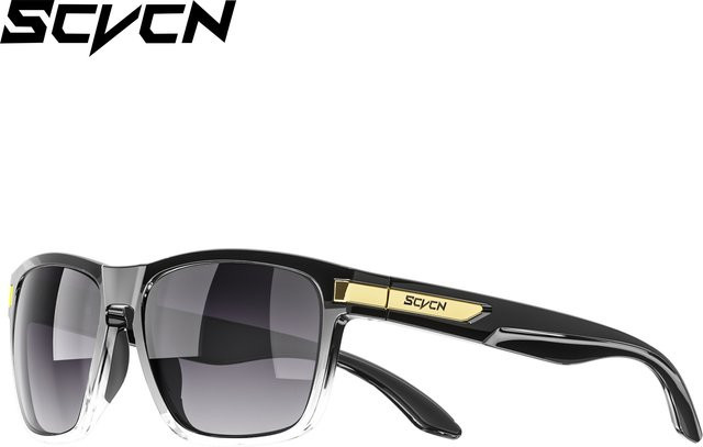 SCVCN Sonnenbrille, Herren, Vollrand, Schwarz, polarisiert - Bild 1