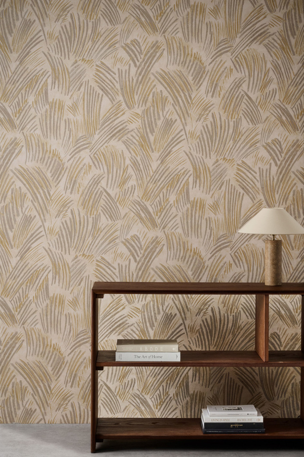 Harlequin Tapete Glyph Abstract in Pumice/Taupe/Beige Vlies-Tapete - Bild 2