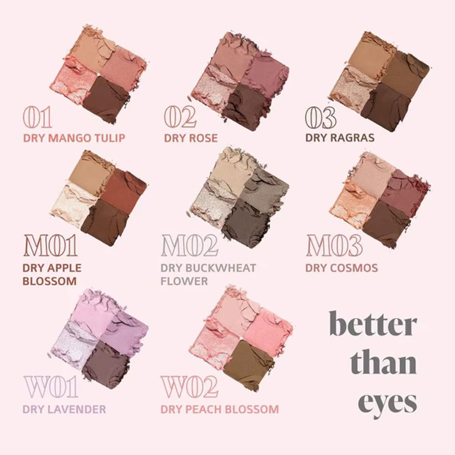rom&nd Better Than Eyes Palette, Puder, Unisex - Bild 1