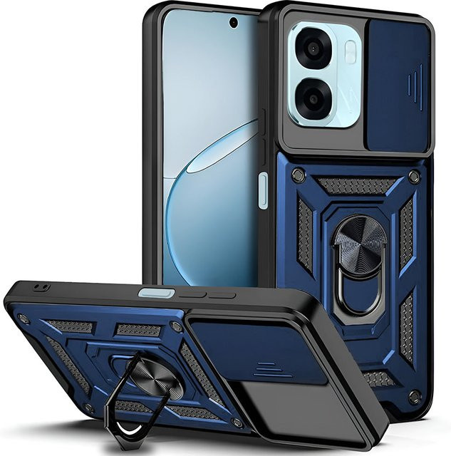 Techsuit CamShield Schutzhülle für Oppo A6k 4G, Oppo A6x 4G und Oppo A6x in Blau - Bild 1