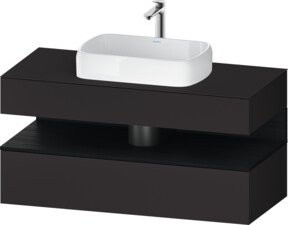 Duravit Waschtischunterschrank Qatego in Grau, B/T/H: 120 x 55 x 60 cm - Bild 1