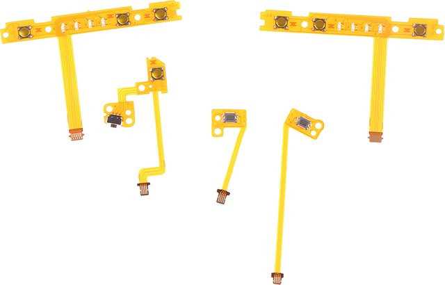 Ersatz Flex-Kabel für Nintendo Switch Joy-Con Tasten ZL ZR L SL SR, Farbe: Orange - Bild 1