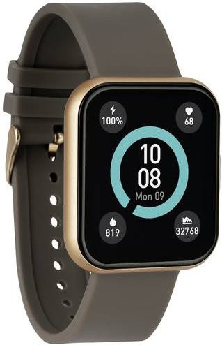 XCOAST IVE 2 Smartwatch in Taupe mit SpO2-Messung und Telefonfunktion - Bild 1
