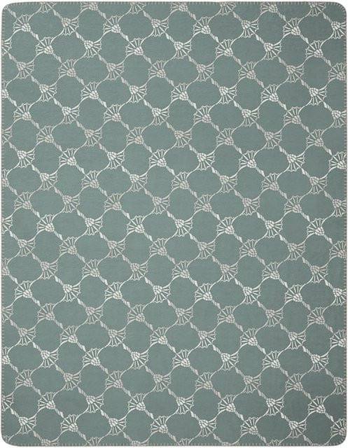 Wohndecke JOOP! ALLOVER in Grün und Türkis mit geometrischem Design, B/B/H: 200 x 150 cm - Bild 1