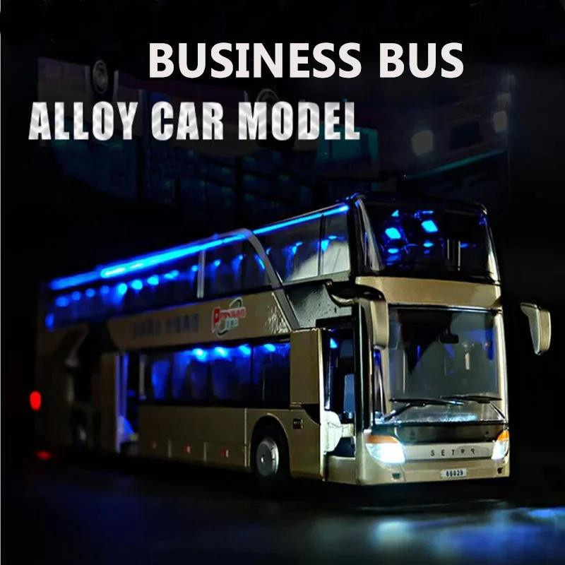 Yiran toy 1 Sightseeing Bus Doppelstockbus 1:32 mit Licht und Sound - Bild 1