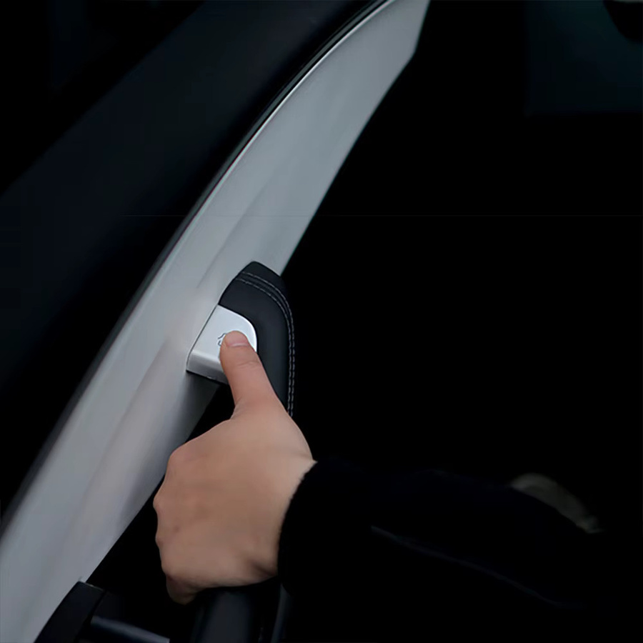 TESY Türverriegelungsschalter Abdeckung für Tesla Model Y und Model 3 Highland als Schutz für den Öffnungsknopf - Bild 3