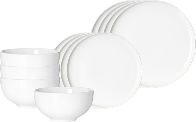 Ritzenhoff & Breker Skagen Dinner-Service aus Porzellan, 12er Set, Weiß - Bild 1