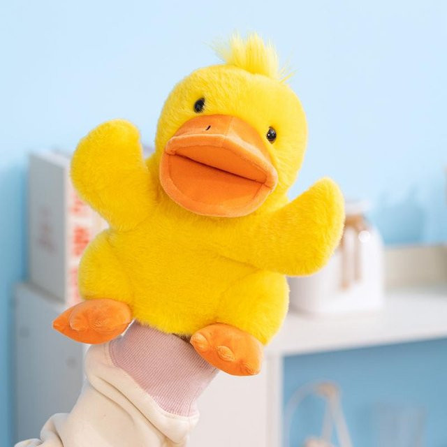 Großmaul Marionettenpuppe Plüschtier, Gelb, ab 14 Jahre - Bild 1
