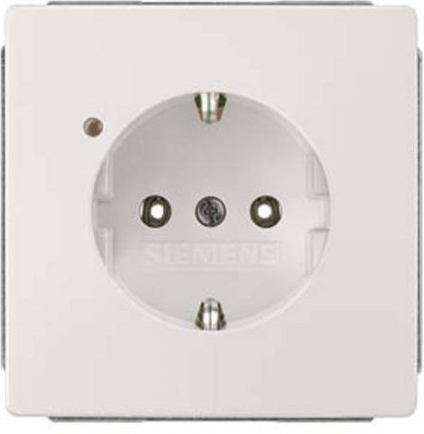 Siemens Schutzkontakt-Steckdose Delta in Weiß 5UB1844 - Bild 1
