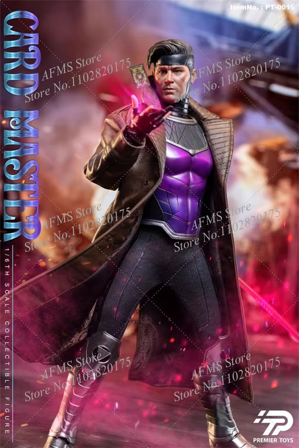 Premier Toys Gambit Card Master, Actionfigur, 1/6 Maßstab, Marvel - Bild 2