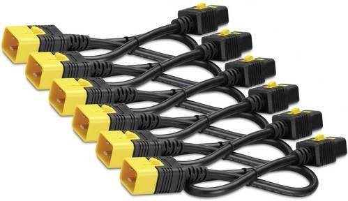 APC Strom Anschlusskabel Schwarz mit 1x Kaltgeräte-Buchse C19 und 1x Kaltgeräte-Stecker C20, Länge: 61 cm - Bild 1