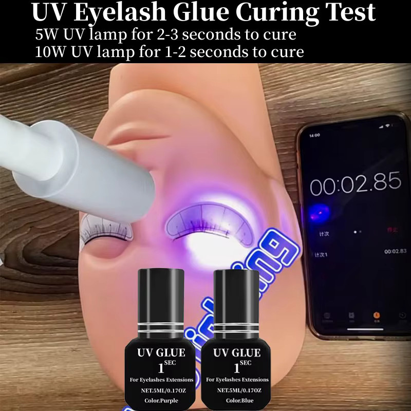 XINYILEJIA Purple UV Glue, 3 Flaschen, Unisex - Bild 3