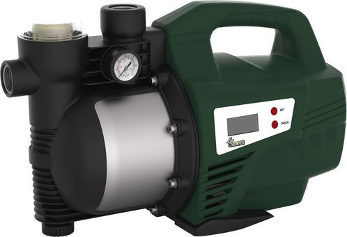 Mr. GARDENER Hauswasserautomat Booster mit 4600 l/h Fördermenge und 1100 W in Grün - Bild 1