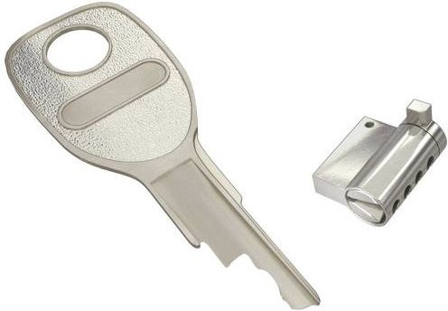 OBO Bettermann Schloss aus Messing in Silber - Bild 1