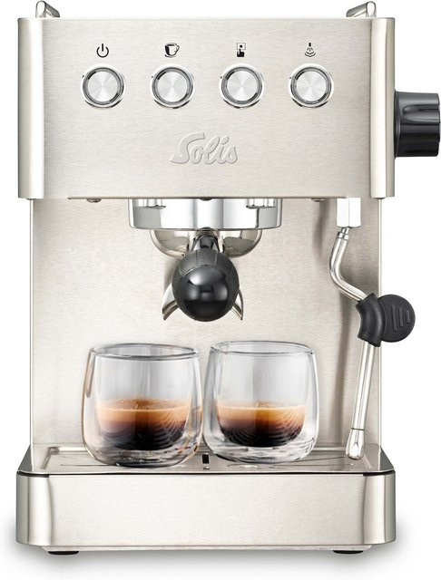 Solis Siebträgermaschine 98132 in Silber aus Edelstahl - Bild 1