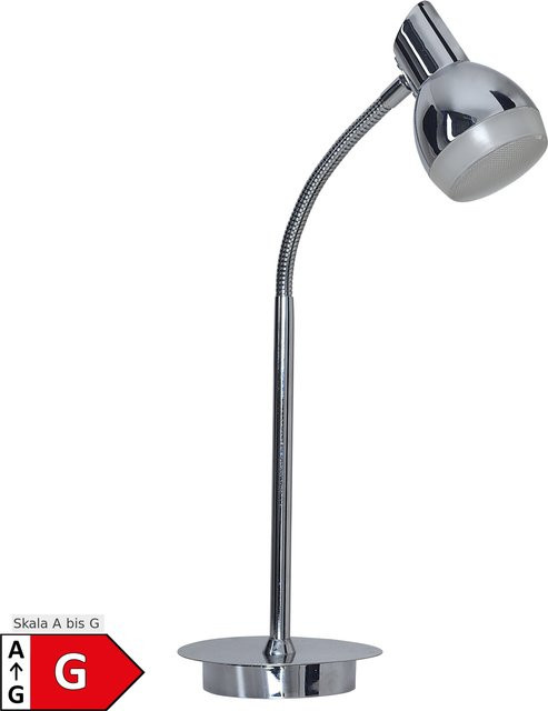 Näve LED-Tischleuchte Chromey in Chrom, B/T/H: 12 x 12 x 45 cm - Bild 1