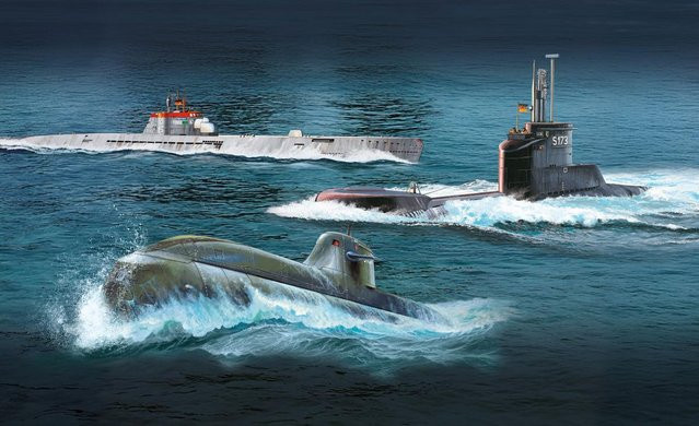Revell 70 Jahre Bundeswehr Wilhelm Bauer, Type 206A, Class2, Fahrzeug, 1:144 - Bild 3