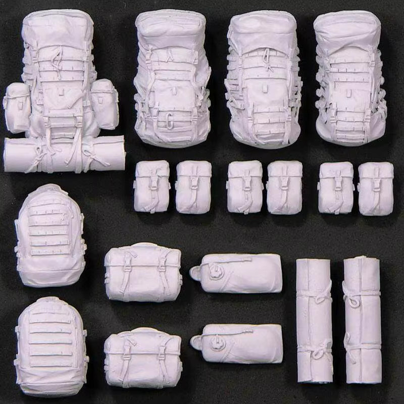 EVANOVM Marine Corps Improved Backpack Equipment Kit Prop, Modellbausatz aus Gießharz, 1/35, unbemalt - Bild 2