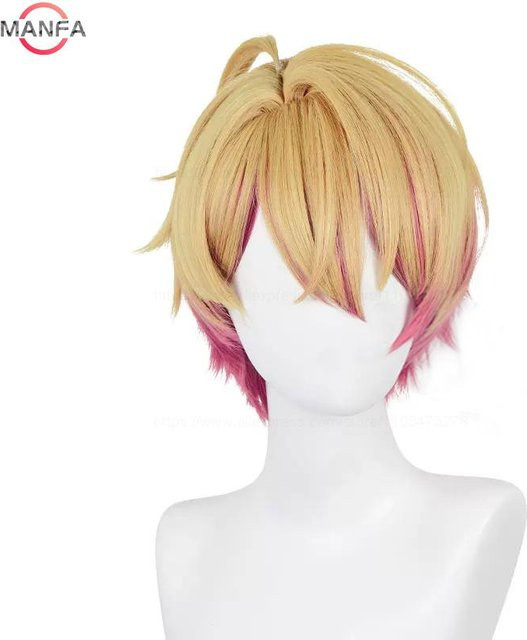 Arima Kana Hoshino Cosplay Perücke, hitzebeständige Faser, beige - Bild 1