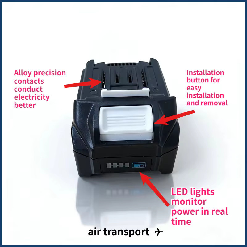 Makita Lithium-Ionen-Akku 40 V 5,0 Ah in Schwarz für Elektrowerkzeuge - Bild 3