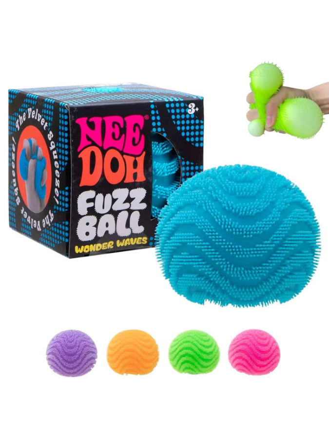 Schylling NeeDoh Fuzz Ball, Stressabbau-Ball, Fidget-Spielzeug - Bild 3