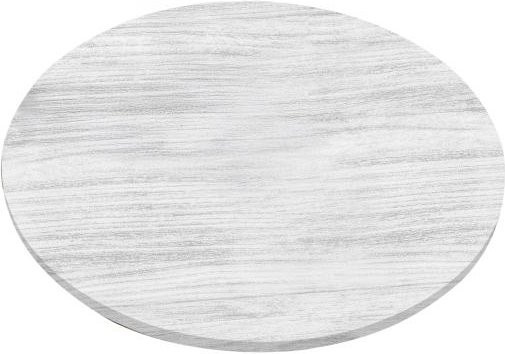 Runder Tischdeckenbezug mit Gummizug von baiyuefanxing in Holzmaserung Optik, wasserabweisend und fleckabweisend, Durchmesser: 60 cm - Bild 1