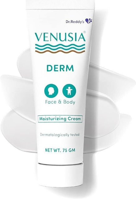 Venusia Derm Feuchtigkeitsspendende Lotion für Gesicht und Körper, Trockene Haut - Bild 1