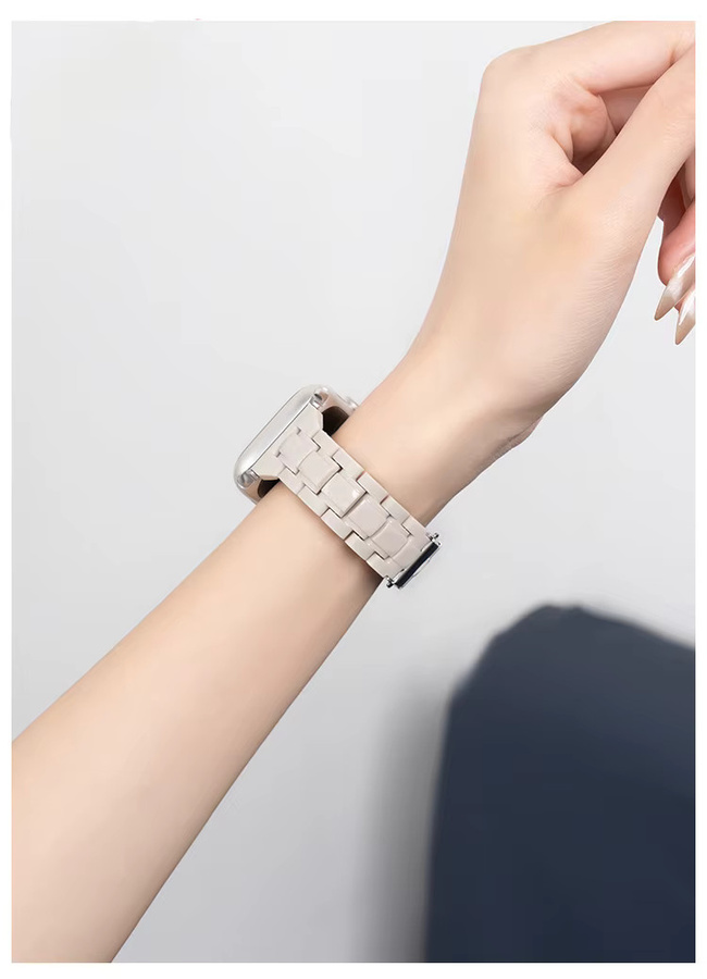 TINUORA Uhrenarmband Keramik, Weiß, Unisex - Bild 2