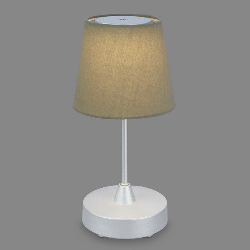 BRILONER Tischleuchte COMPA LED dimmbar in Beige mit Akku, Durchmesser: 12,5 cm, Höhe: 30 cm - Bild 2
