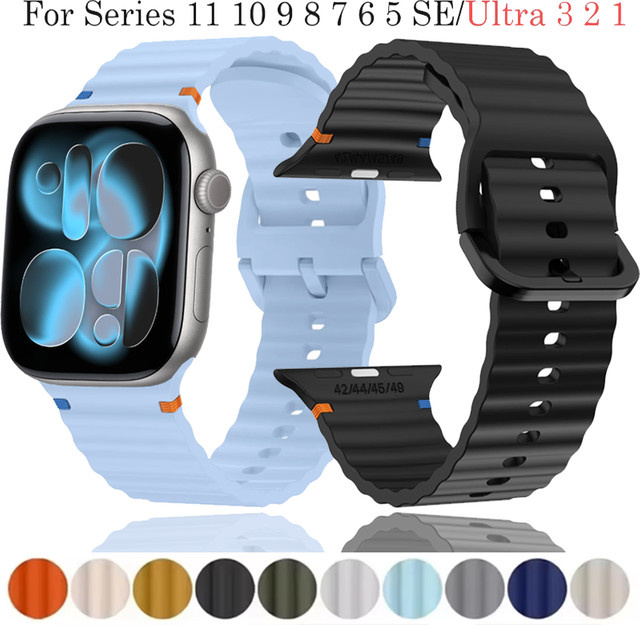 Uhrenarmband Silikon, Unisex - Bild 1