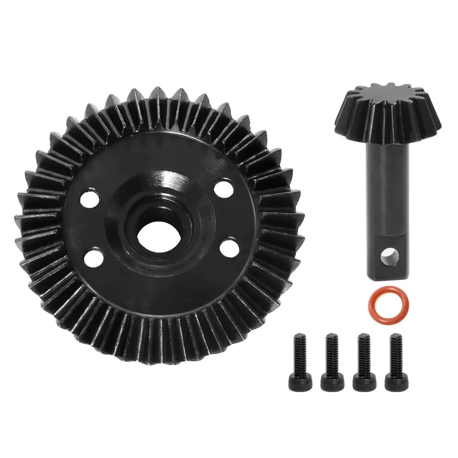 Traxxas Stahl-Differentialgetriebe-Set Zahnkranz und Ritzel, 1:10, Metall - Bild 2