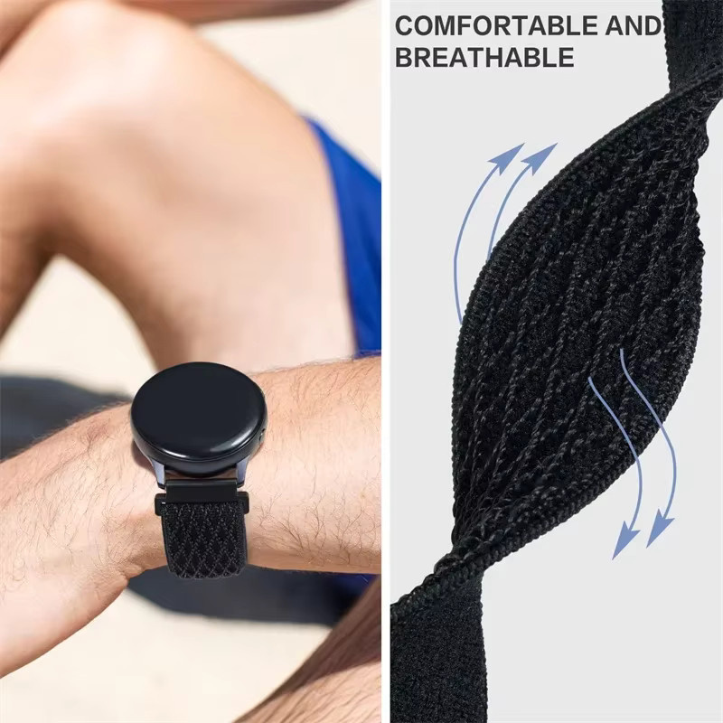 Uhrenarmband Textil/NATO, elastisch, 20 mm, Unisex - Bild 3
