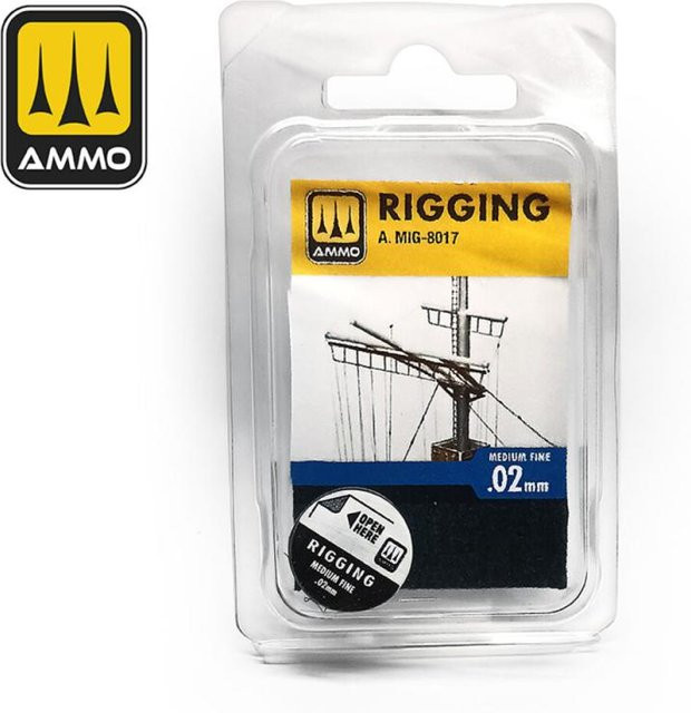 AMMO by MIG Jimenez Rigging - Medium Fine 0,02mm - Bild 1