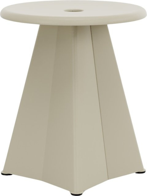 Vitra Tabouret Métallique Hocker aus Stahlblech in Beige - Bild 1