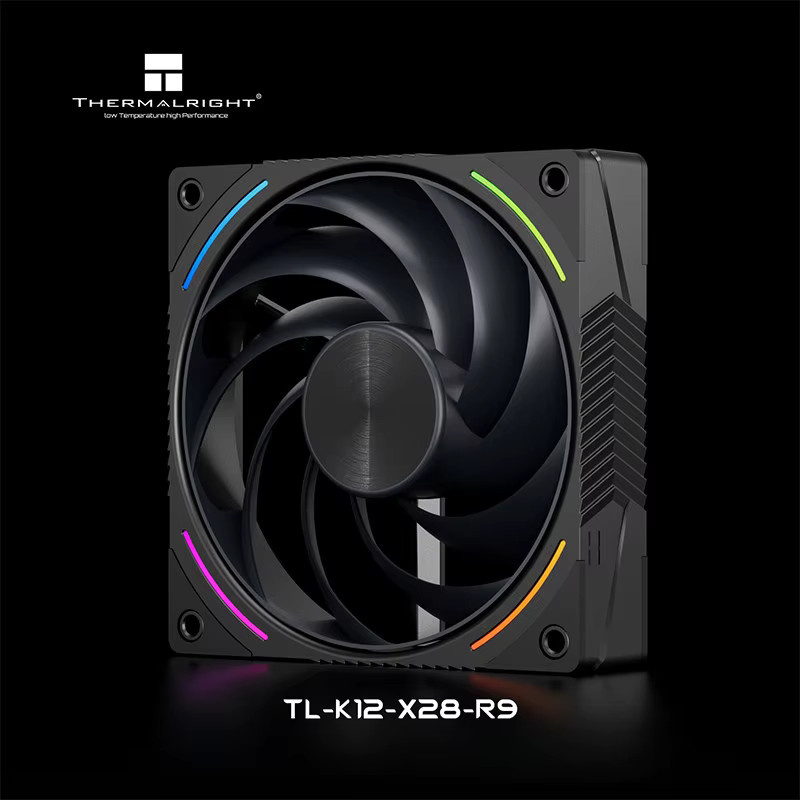 Thermalright TL-K12-X28-R9 Gehäuse Lüfter in Schwarz, 12 cm, B/T/H: 12 x 12 x 2,5 cm - Bild 6
