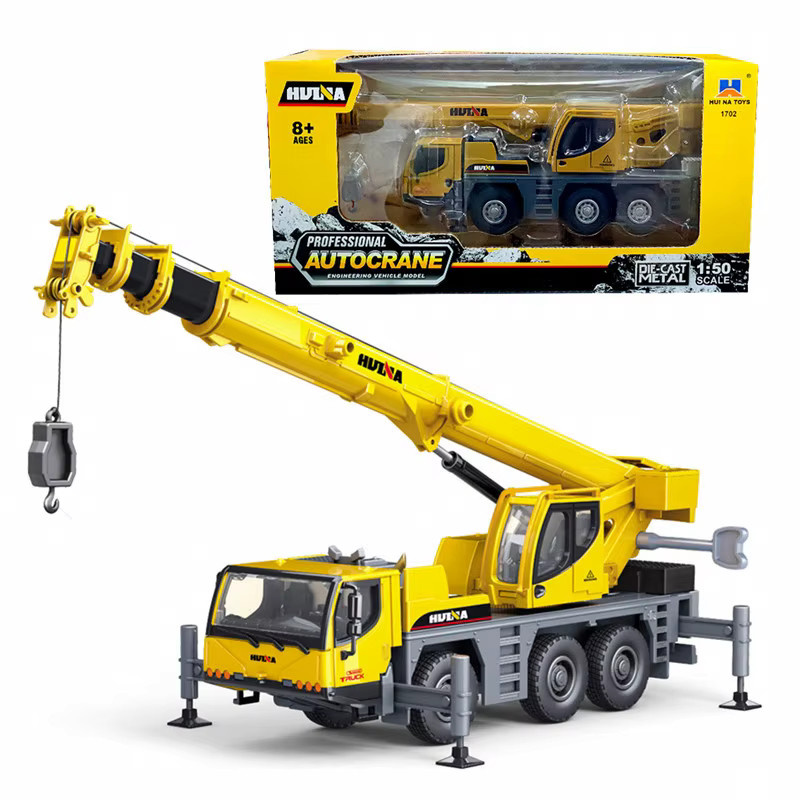 Huina Lange Arm Kran, Modell Auto, 1:50, Metall, ab 8 Jahren - Bild 4