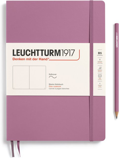 LEUCHTTURM1917 Composition Notizbuch blanko Softcover B5 Dusty Rose - Bild 1
